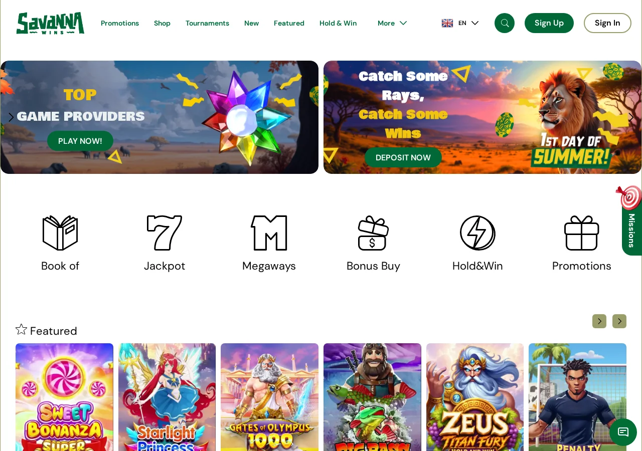Savanna Wins casino overview details