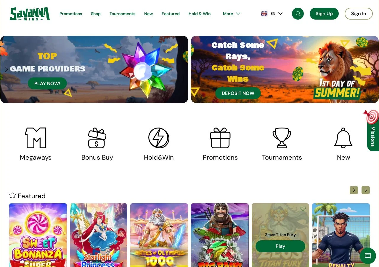 Savanna Wins overview banner